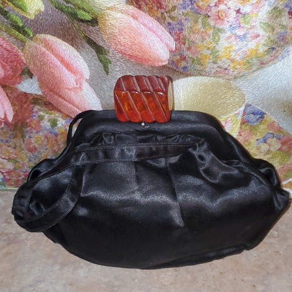 Vintage Styled By Coronet Blsck Handbag Montreal - Picture 2 of 4